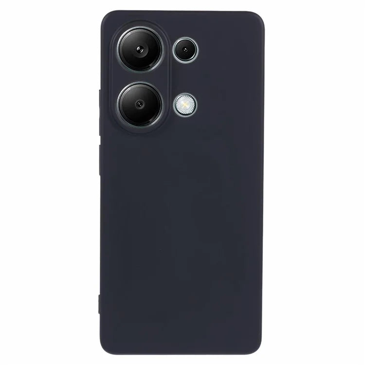 For Xiaomi Redmi Note 13 Pro 4G / Poco M6 Pro 4G Case Rubberized TPU Fiber Lining Cell Phone Cover (Precise Lens Cutout)
