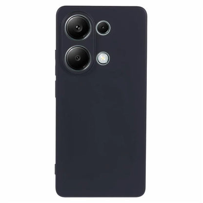 For Xiaomi Redmi Note 13 Pro 4G / Poco M6 Pro 4G Case Rubberized TPU Fiber Lining Cell Phone Cover (Precise Lens Cutout)