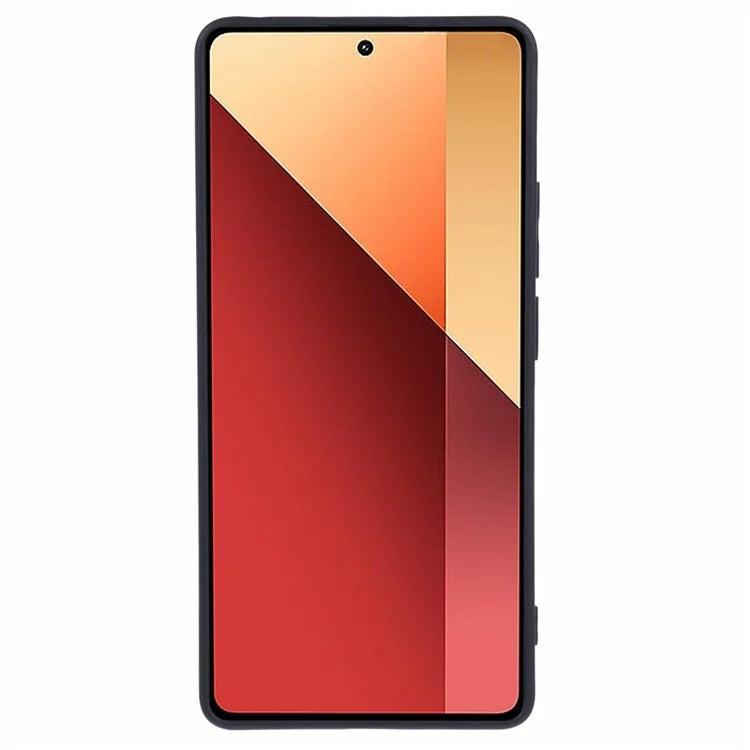 For Xiaomi Redmi Note 13 Pro 4G / Poco M6 Pro 4G Case Rubberized TPU Fiber Lining Cell Phone Cover (Precise Lens Cutout)