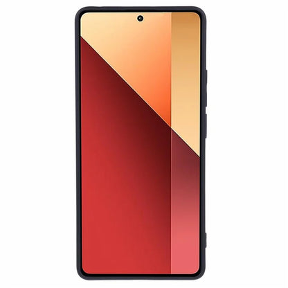For Xiaomi Redmi Note 13 Pro 4G / Poco M6 Pro 4G Case Rubberized TPU Fiber Lining Cell Phone Cover (Precise Lens Cutout)