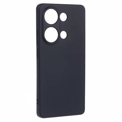 For Xiaomi Redmi Note 13 Pro 4G / Poco M6 Pro 4G Case Rubberized TPU Fiber Lining Cell Phone Cover (Precise Lens Cutout)