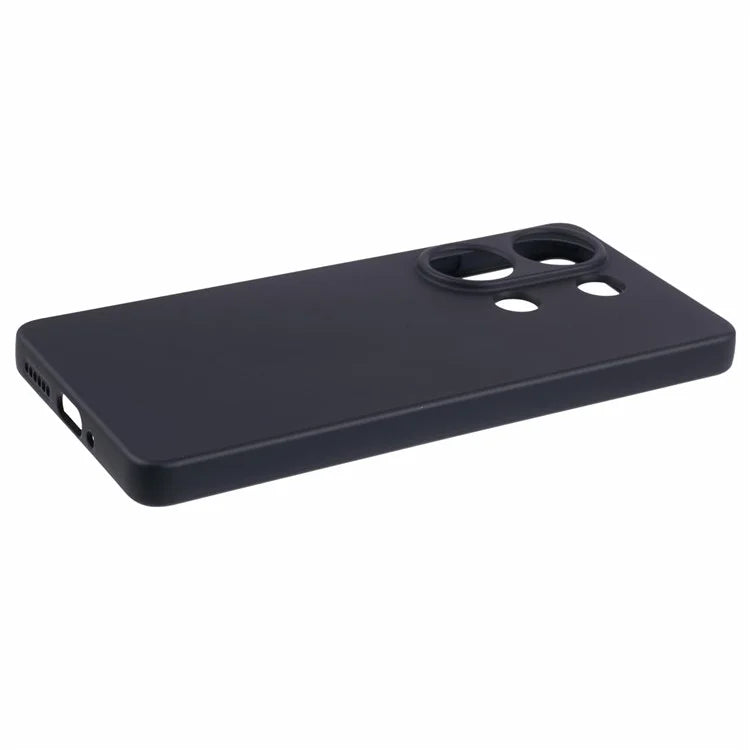 For Xiaomi Redmi Note 13 Pro 4G / Poco M6 Pro 4G Case Rubberized TPU Fiber Lining Cell Phone Cover (Precise Lens Cutout)