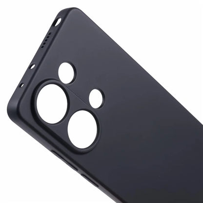 For Xiaomi Redmi Note 13 Pro 4G / Poco M6 Pro 4G Case Rubberized TPU Fiber Lining Cell Phone Cover (Precise Lens Cutout)