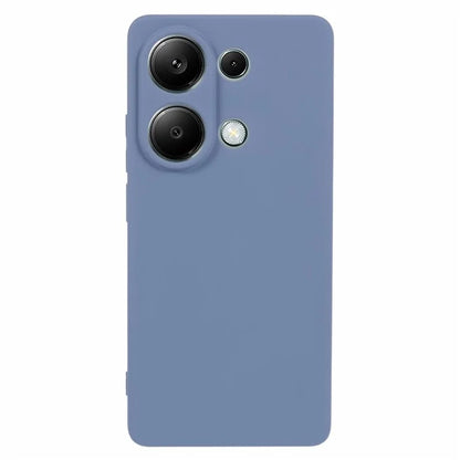 For Xiaomi Redmi Note 13 Pro 4G / Poco M6 Pro 4G Case Rubberized TPU Fiber Lining Cell Phone Cover (Precise Lens Cutout)