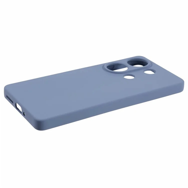 For Xiaomi Redmi Note 13 Pro 4G / Poco M6 Pro 4G Case Rubberized TPU Fiber Lining Cell Phone Cover (Precise Lens Cutout)