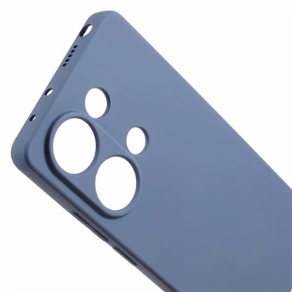 For Xiaomi Redmi Note 13 Pro 4G / Poco M6 Pro 4G Case Rubberized TPU Fiber Lining Cell Phone Cover (Precise Lens Cutout)
