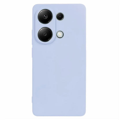 For Xiaomi Redmi Note 13 Pro 4G / Poco M6 Pro 4G Case Rubberized TPU Fiber Lining Cell Phone Cover (Precise Lens Cutout)