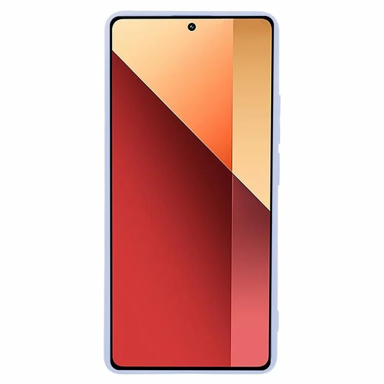 For Xiaomi Redmi Note 13 Pro 4G / Poco M6 Pro 4G Case Rubberized TPU Fiber Lining Cell Phone Cover (Precise Lens Cutout)