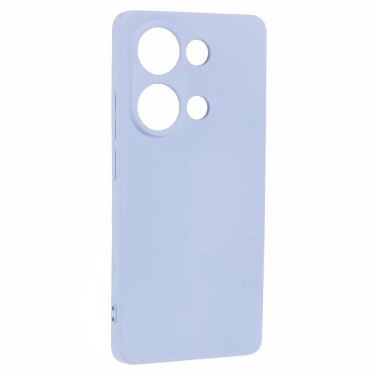 For Xiaomi Redmi Note 13 Pro 4G / Poco M6 Pro 4G Case Rubberized TPU Fiber Lining Cell Phone Cover (Precise Lens Cutout)