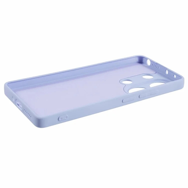 For Xiaomi Redmi Note 13 Pro 4G / Poco M6 Pro 4G Case Rubberized TPU Fiber Lining Cell Phone Cover (Precise Lens Cutout)