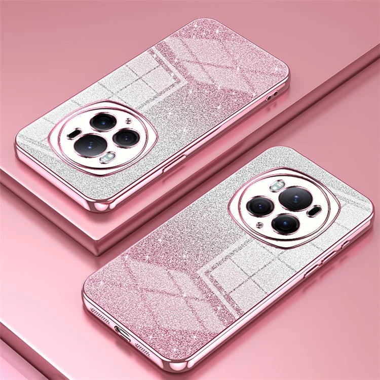 For Honor Magic6 Pro 5G Cell Phone Cases Gradient Glitter Electroplated TPU Shell