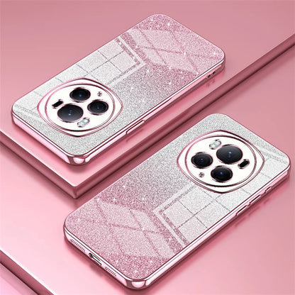 For Honor Magic6 Pro 5G Cell Phone Cases Gradient Glitter Electroplated TPU Shell