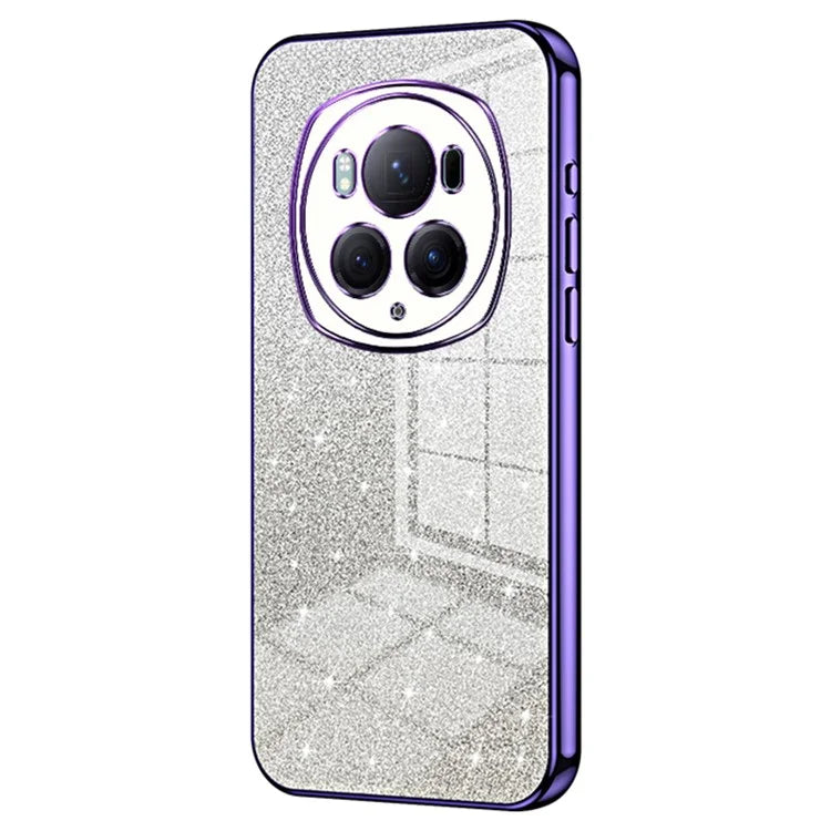 For Honor Magic6 Pro 5G Cell Phone Cases Gradient Glitter Electroplated TPU Shell