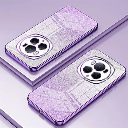 For Honor Magic6 Pro 5G Cell Phone Cases Gradient Glitter Electroplated TPU Shell