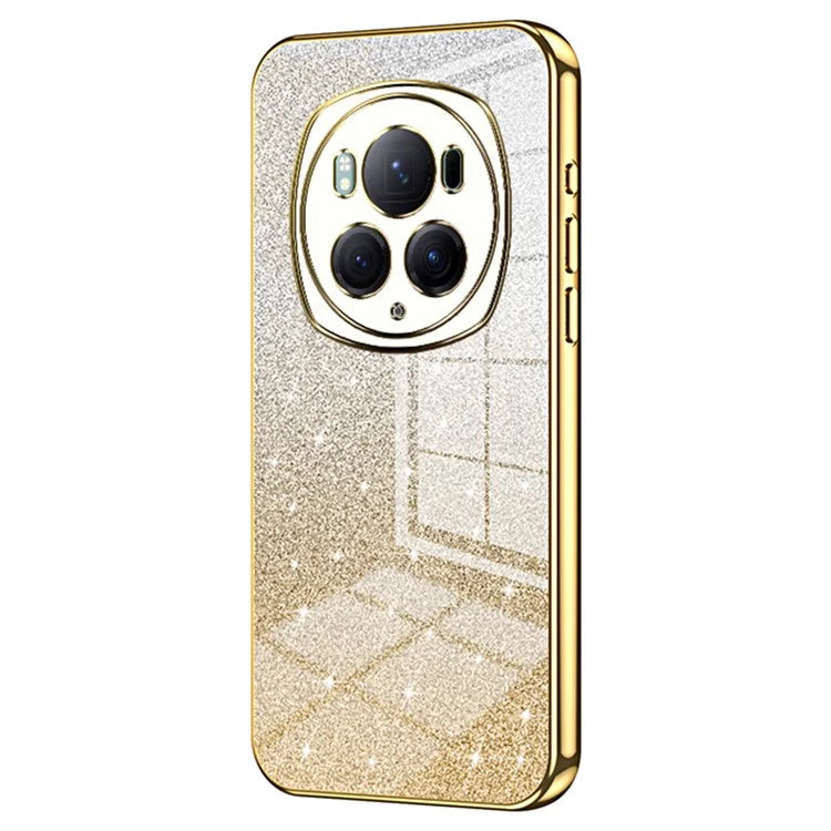 For Honor Magic6 Pro 5G Cell Phone Cases Gradient Glitter Electroplated TPU Shell