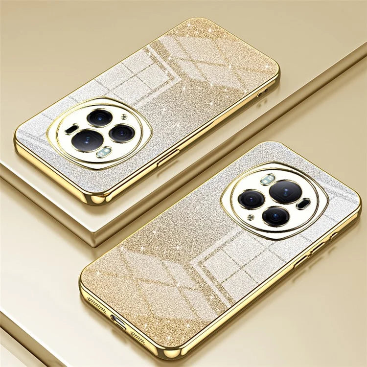 For Honor Magic6 Pro 5G Cell Phone Cases Gradient Glitter Electroplated TPU Shell
