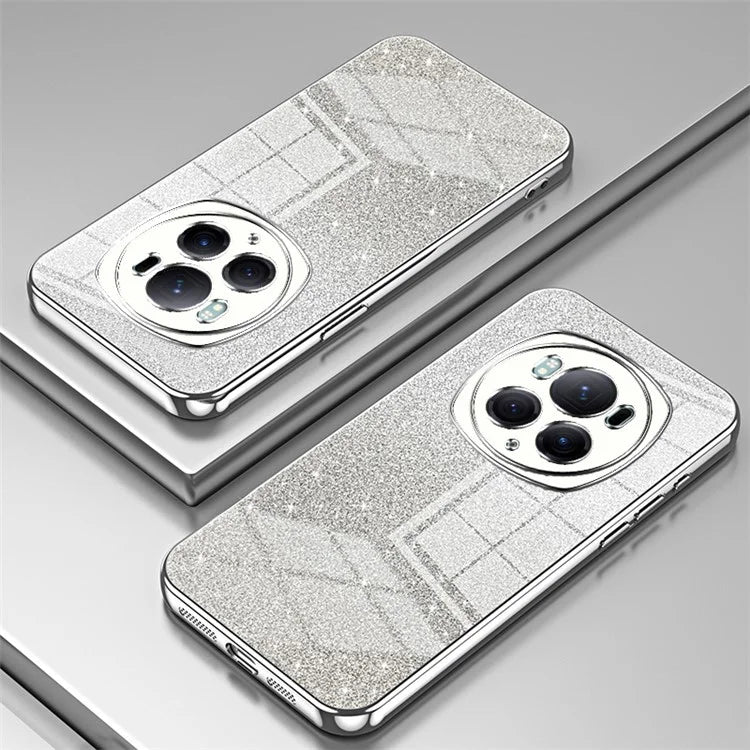 For Honor Magic6 Pro 5G Cell Phone Cases Gradient Glitter Electroplated TPU Shell