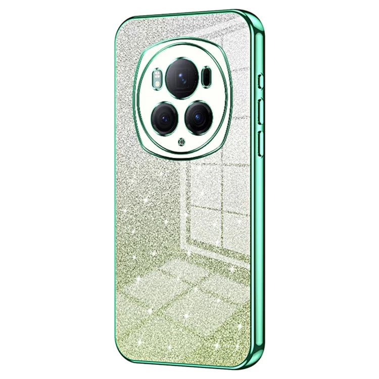 For Honor Magic6 Pro 5G Cell Phone Cases Gradient Glitter Electroplated TPU Shell
