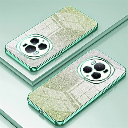 For Honor Magic6 Pro 5G Cell Phone Cases Gradient Glitter Electroplated TPU Shell