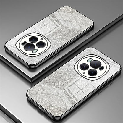 For Honor Magic6 Pro 5G Cell Phone Cases Gradient Glitter Electroplated TPU Shell