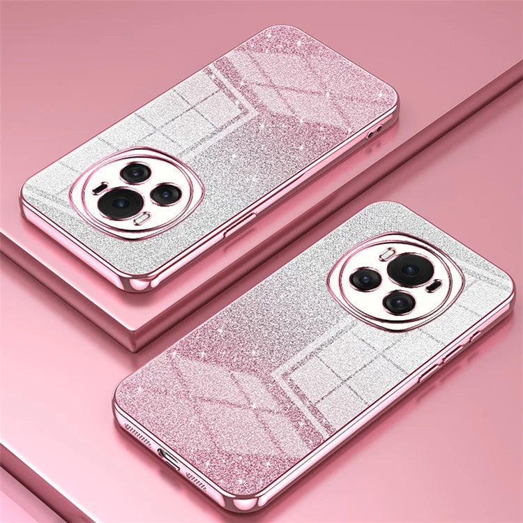 For Honor Magic6 5G Gradient Glitter Cell Phone Cases Electroplated TPU Shell