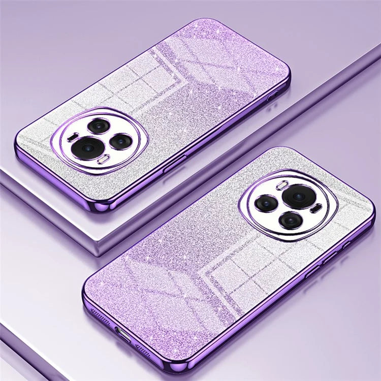 For Honor Magic6 5G Gradient Glitter Cell Phone Cases Electroplated TPU Shell