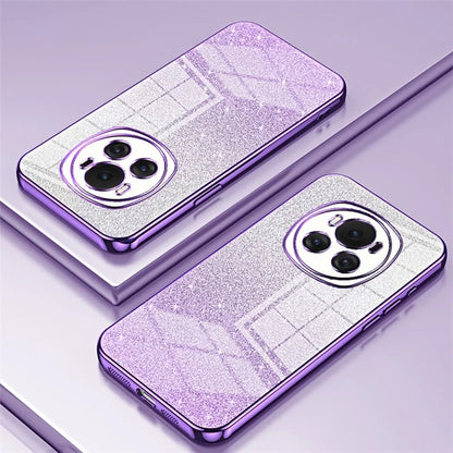 For Honor Magic6 5G Gradient Glitter Cell Phone Cases Electroplated TPU Shell