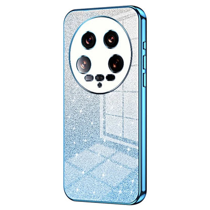 Phone Shell for Xiaomi 14 Ultra Electroplating Design Gradient Glitter Cell Phone Case