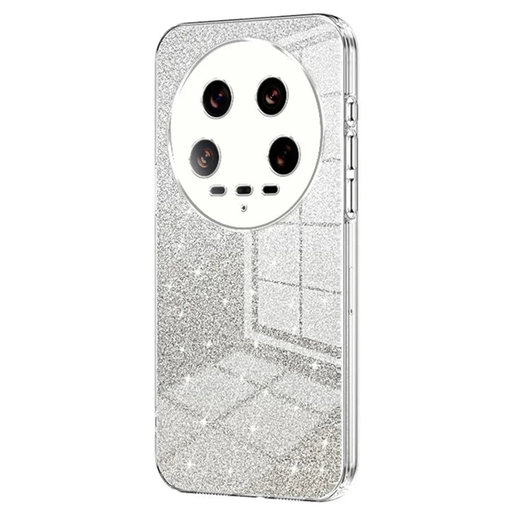 Phone Shell for Xiaomi 14 Ultra Electroplating Design Gradient Glitter Cell Phone Case
