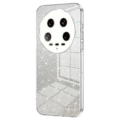 Phone Shell for Xiaomi 14 Ultra Electroplating Design Gradient Glitter Cell Phone Case