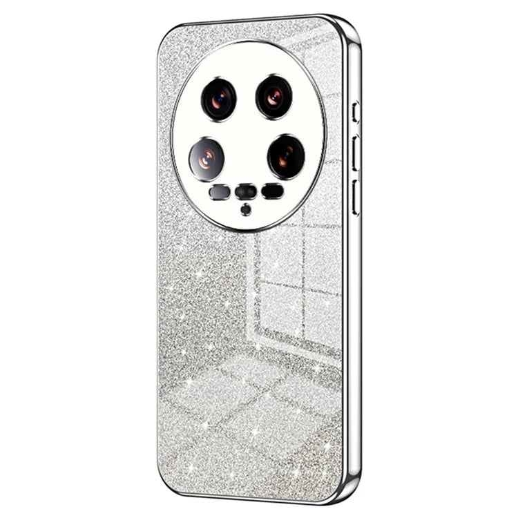 Phone Shell for Xiaomi 14 Ultra Electroplating Design Gradient Glitter Cell Phone Case