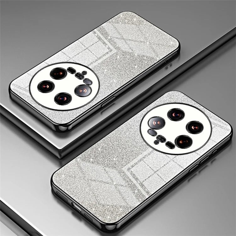 Phone Shell for Xiaomi 14 Ultra Electroplating Design Gradient Glitter Cell Phone Case