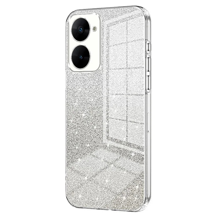 Phone Case for Realme V30t Cover Gradient Glitter Electroplating Cell Phone Shell