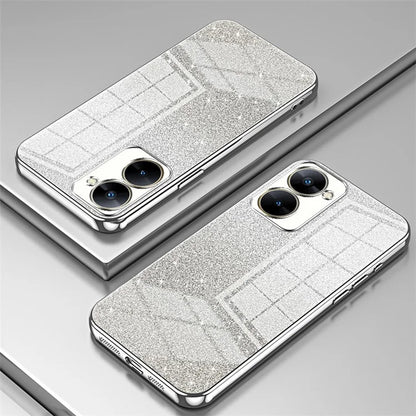 Phone Case for Realme V30t Cover Gradient Glitter Electroplating Cell Phone Shell