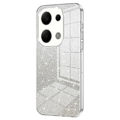 For Xiaomi Redmi Note 13 Pro 4G / Poco M6 Pro 4G Electroplating Shell Gradient Glitter Slim-Fit TPU Cell Phone Cases