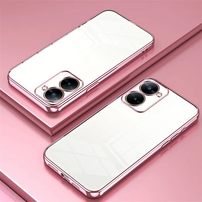 For Realme V30t Cell Phone Cases Anti-Scratch TPU Electroplating Phone Protector