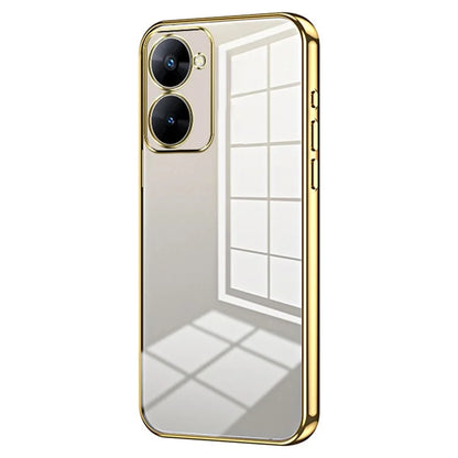 For Realme V30t Cell Phone Cases Anti-Scratch TPU Electroplating Phone Protector