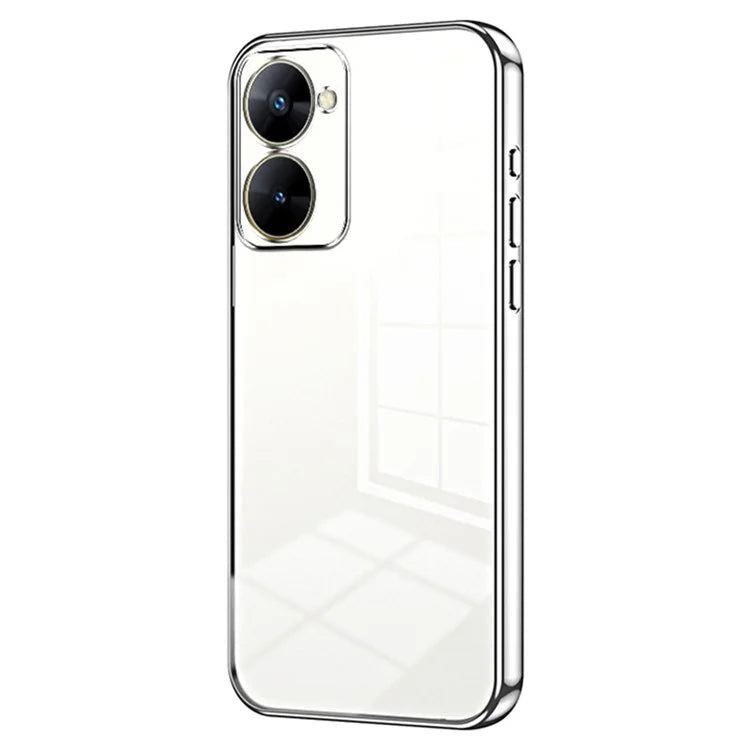 For Realme V30t Cell Phone Cases Anti-Scratch TPU Electroplating Phone Protector