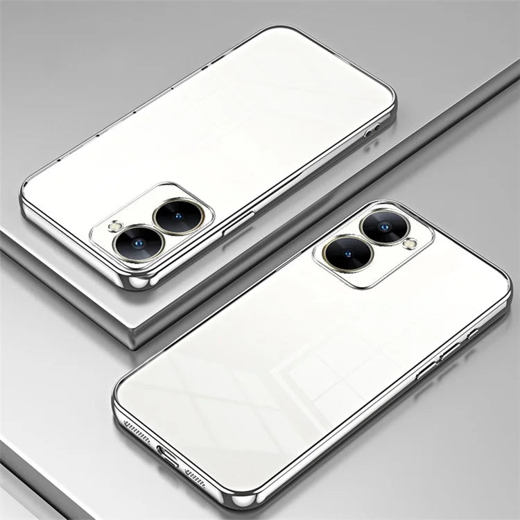 For Realme V30t Cell Phone Cases Anti-Scratch TPU Electroplating Phone Protector