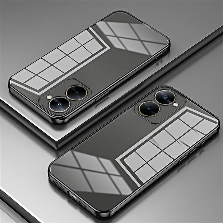 For Realme V30t Cell Phone Cases Anti-Scratch TPU Electroplating Phone Protector