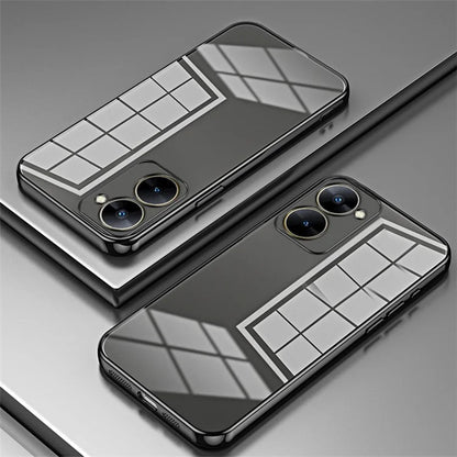 For Realme V30t Cell Phone Cases Anti-Scratch TPU Electroplating Phone Protector