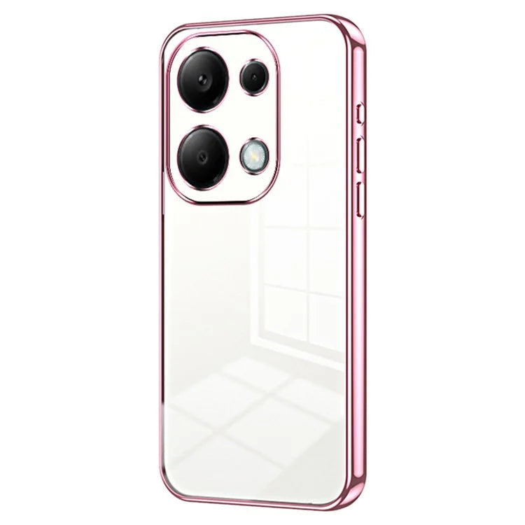 For Xiaomi Redmi Note 13 Pro 4G / Poco M6 Pro 4G Electroplating TPU Cover Cell Phone Case