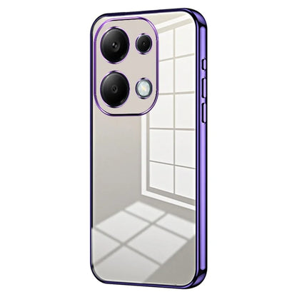 For Xiaomi Redmi Note 13 Pro 4G / Poco M6 Pro 4G Electroplating TPU Cover Cell Phone Case