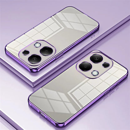 For Xiaomi Redmi Note 13 Pro 4G / Poco M6 Pro 4G Electroplating TPU Cover Cell Phone Case