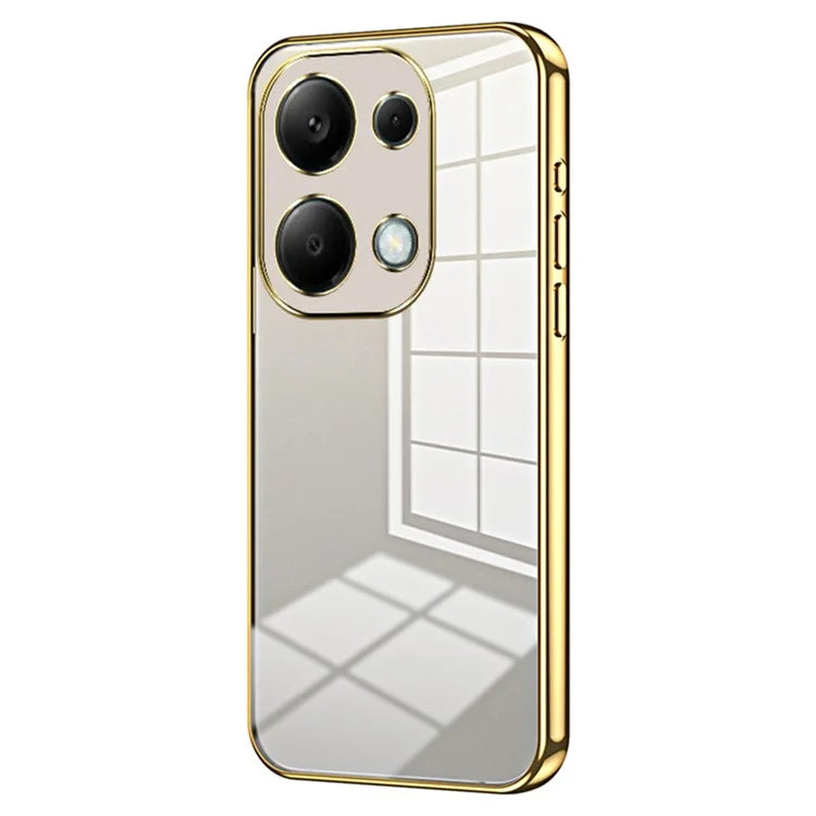 For Xiaomi Redmi Note 13 Pro 4G / Poco M6 Pro 4G Electroplating TPU Cover Cell Phone Case