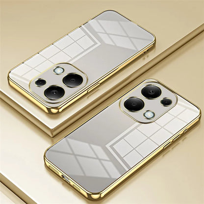 For Xiaomi Redmi Note 13 Pro 4G / Poco M6 Pro 4G Electroplating TPU Cover Cell Phone Case