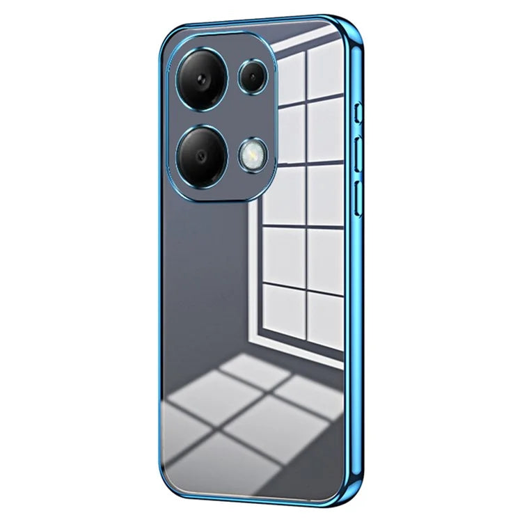 For Xiaomi Redmi Note 13 Pro 4G / Poco M6 Pro 4G Electroplating TPU Cover Cell Phone Case