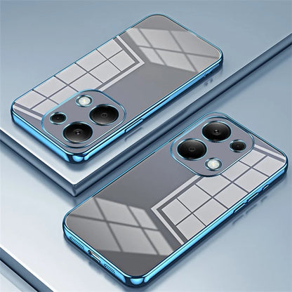 For Xiaomi Redmi Note 13 Pro 4G / Poco M6 Pro 4G Electroplating TPU Cover Cell Phone Case