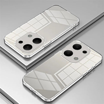 For Xiaomi Redmi Note 13 Pro 4G / Poco M6 Pro 4G Electroplating TPU Cover Cell Phone Case