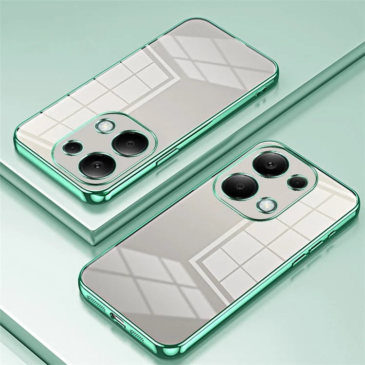 For Xiaomi Redmi Note 13 Pro 4G / Poco M6 Pro 4G Electroplating TPU Cover Cell Phone Case